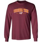 Men's Virginia Tech Hokies Slab Tee, Size: Large, Dark Red