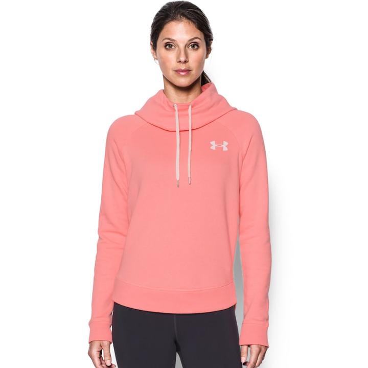 Women's Under Armour Favorite Fleece Novelty Left Chest Logo Hoodie, Size: Xl, Cape Coral