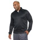 Big & Tall Tek Gear&reg; Regular-fit Performance Fleece Quarter-zip Pullover, Men's, Size: Xl Tall, Oxford