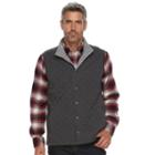 Men's Croft & Barrow&reg; Outdoor Quilted Vest, Size: Xl, Dark Grey
