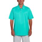 Men's Pebble Beach Classic-fit Textured Performance Golf Polo, Size: Small, Blue