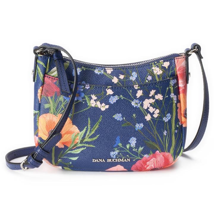 Dana Buchman Maple Crossbody Bag, Women's, Blue (navy)