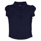 Girls 4-6x Chaps School Uniform Polo, Girl's, Size: 6x, Blue (navy)