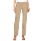 Women's Apt. 9&reg; Torie Straight-leg Dress Pants, Size: 6 T/l, Lt Beige