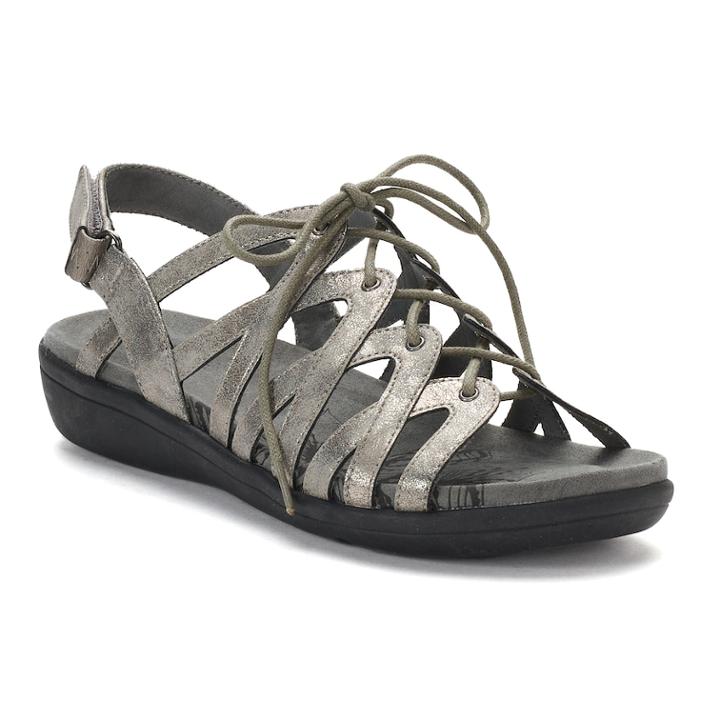 Soft Style By Hush Puppies Paisley Women's Sandals, Size: Medium (7.5), Silver