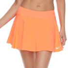 Women's Nike Court Dri-fit Tennis Skirt, Size: Large, Orange Oth
