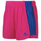 Girls 7-16 Adidas Colorblock Mesh Shorts, Girl's, Size: Small, Med Pink