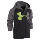 Boys 4-7 Under Armour Logo Raglan Zip Hoodie, Size: 6, Black