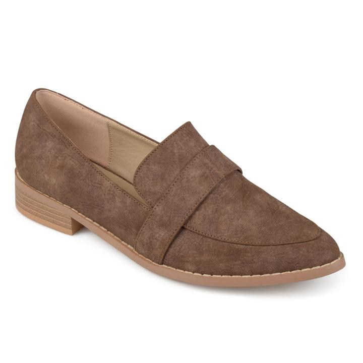 Journee Collection Rossy Women's Loafers, Size: Medium (11), Med Brown