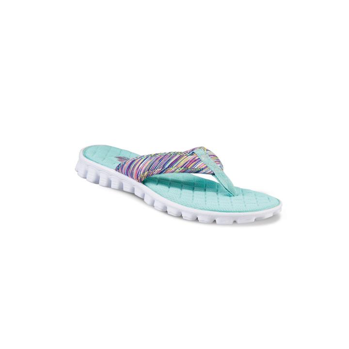 Skechers Ez Flex Cool Women's Flip-flops, Girl's, Size: 5, Light Blue