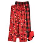 Boys 4-16 Up-late Moose Holiday 2-pack Lounge Pants, Size: 4-5, Multicolor