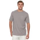 Big & Tall Croft & Barrow&reg; Classic-fit Easy-care Interlock Tee, Men's, Size: 4xlt, Med Grey
