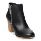 Apt. 9&reg; Timezone Women's High Heel Ankle Boots, Size: 7.5, Black