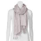 Keds Woven Fringed Oblong Scarf, Women's, Pink