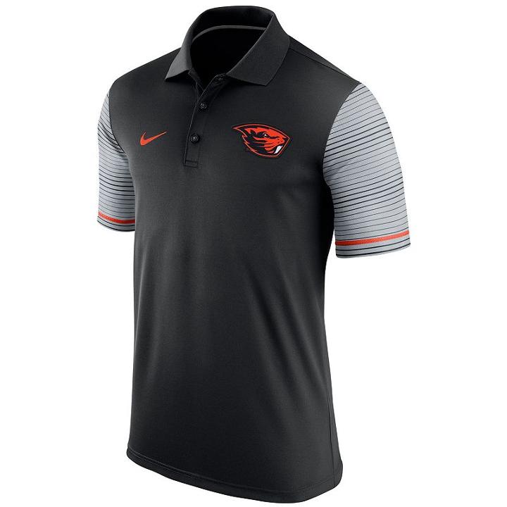 Men's Nike Oregon State Beavers Early Season Polo, Size: Medium, Black