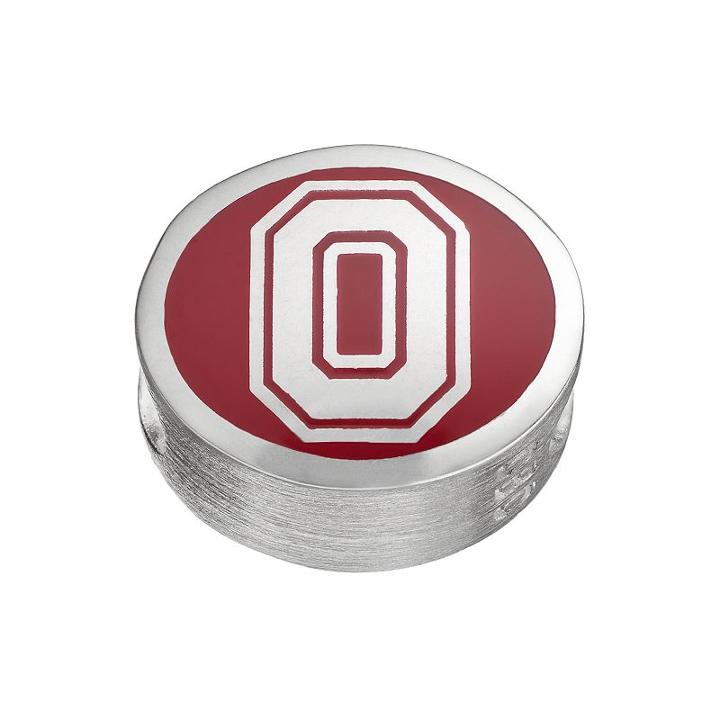 Fiora Sterling Silver Ohio State Buckeyes Bead, Women's, Multicolor