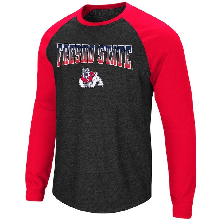 Men's Fresno State Bulldogs Hybrid Ii Tee, Size: Xxl, Grey (charcoal)