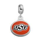 Fiora Sterling Silver Oklahoma State Cowboys Logo Charm, Women's, Multicolor