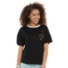Juniors' Harry Potter Icons Graphic Tee, Teens, Size: Medium, Grey (charcoal)