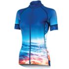Women's Shebeest Divine Cycling Jersey, Size: Medium, Blue