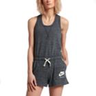 Women's Nike Gym Vintage Romper, Size: Medium, Grey