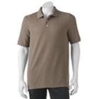 Men's Croft & Barrow&reg; Pique Performance Polo, Size: Xxl, Med Grey