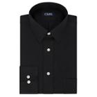 Men's Chaps Regular-fit Wrinkle-free Herringbone Dress Shirt, Size: M-32/33, Black