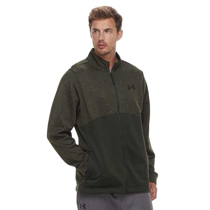 Men's Under Armour Full-zip Icon Jacket, Size: Xl, Green Oth
