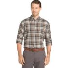 Men's Arrow Saranac Regular-fit Plaid Flannel Button-down Shirt, Size: Large, Med Brown