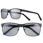 Men's Dockers Polarized Black Matte Wayfarer Sunglasses
