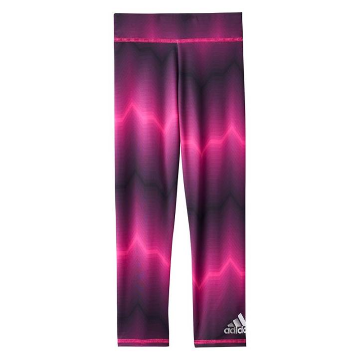 Girls 4-6x Adidas Gradient Chevron Leggings, Girl's, Size: 4, Ovrfl Oth