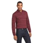 Men's Van Heusen Flex Classic-fit Windowpane Polo, Size: Small, Pink