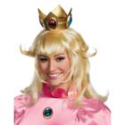 Adult Super Mario Brothers Princess Peach Costume Wig, Yellow