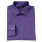 Men's Apt. 9&reg; Slim-fit Flex Collar Dress Shirt, Size: 18-34/35, Med Purple