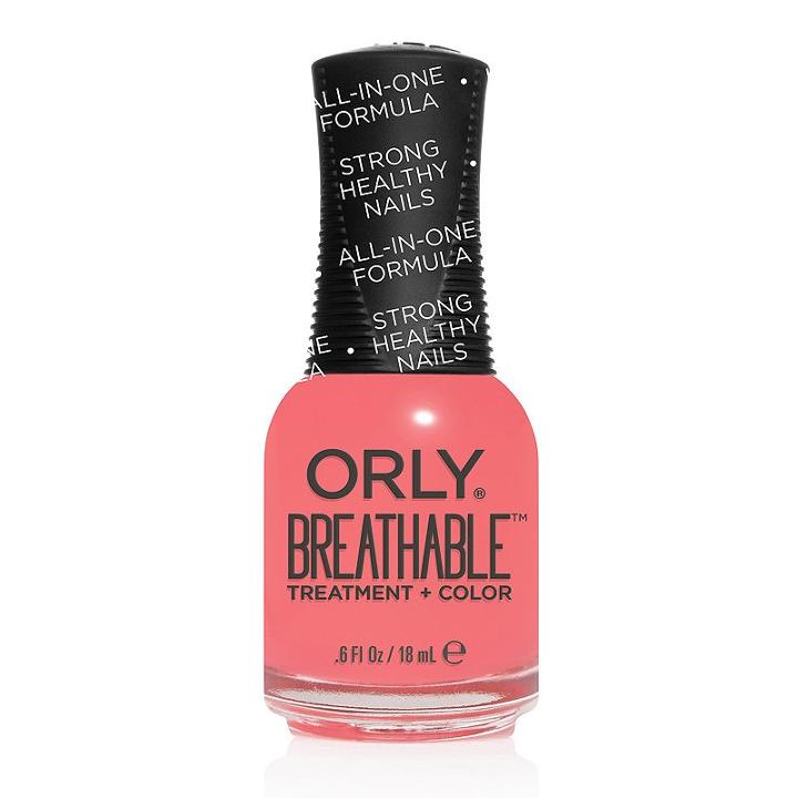 Orly Breathable Treatment & Color Nail Polish - Sweet Serenity, Red