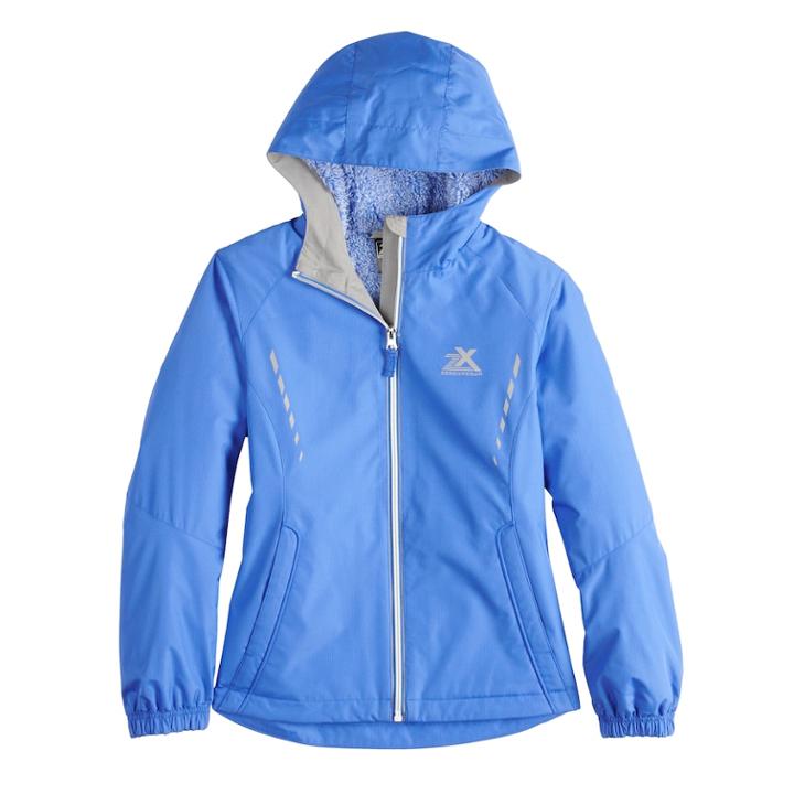 Girls 7-16 Zeroxposur Marion Lightweight Transitional Jacket, Size: 10-12, Light Pink