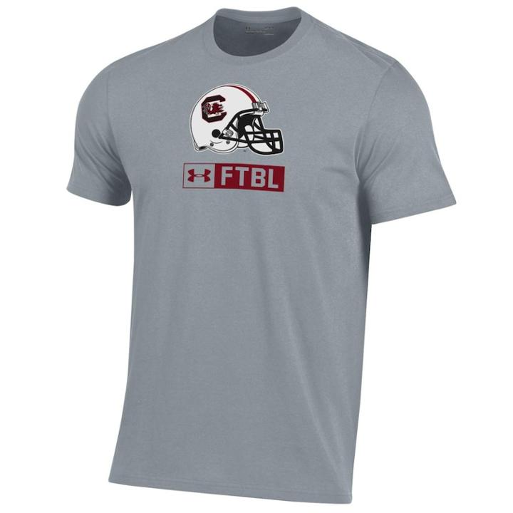 Boys 8-20 Under Armour South Carolina Gamecocks Youth Live Tee, Size: S 8, Grey