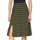 Women's Apt. 9&reg; Flowy Midi Skirt, Size: Xs, Dark Green