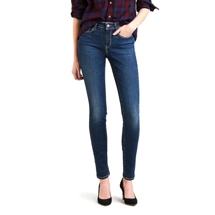 Women's Levi's&reg; Classic Mid Rise Skinny Jeans, Size: 29(us 8)m, Med Blue