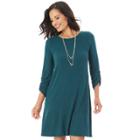 Women's Apt. 9&reg; Swing Dress, Size: Xl, Dark Green