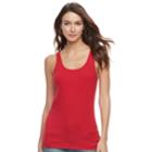 Women's Sonoma Goods For Life&trade; Essential Ribbed Tank, Size: Xs, Med Pink