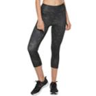 Women's Tek Gear&reg; Contrasting Sides Capris, Size: Medium, Med Green