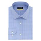 Men's Chaps Regular Fit Comfort Stretch Spread Collar Dress Shirt, Size: 16.5-34/35, Blue