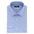 Men's Chaps Regular Fit Comfort Stretch Spread Collar Dress Shirt, Size: 16.5-34/35, Blue