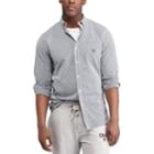 Big & Tall Chaps Regular-fit Plaid Easy-care Stretch Button-down Shirt, Men's, Size: 3xb, Blue (navy)
