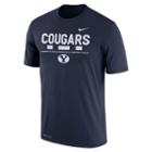 Men's Nike Byu Cougars Legend Staff Dri-fit Tee, Size: Large, Blue (navy)