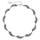 Simply Vera Vera Wang Blue Leaf Necklace, Women's