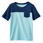 Boys 4-10 Jumping Beans&reg; Two-tone Pocket Tee, Boy's, Size: 6, Turquoise/blue (turq/aqua)