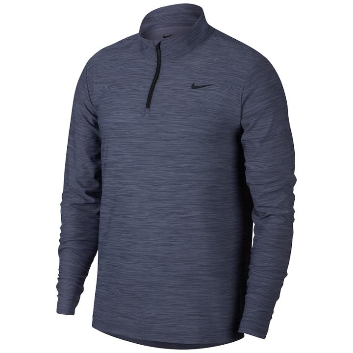 Big & Tall Nike Breathe Dri-fit Performance Quarter-zip Pullover, Men's, Size: Xxl Tall, Grey (charcoal)