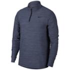 Big & Tall Nike Breathe Dri-fit Performance Quarter-zip Pullover, Men's, Size: Xxl Tall, Grey (charcoal)